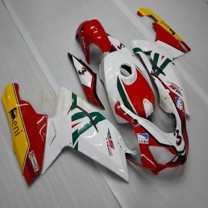 Болты+ пользовательские Красный Белый капот мотоцикла для Aprilia RSV125RR 2006 2007 2008 2009 2010 2011ABS обтекатель M2 - Цвет: A