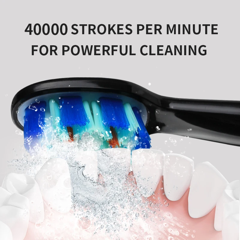 Sonic Electric Toothbrush Sonic USB Rechargeable 5 Modes Smart Ultrasonic Toothbrushes Travel case Oral Care 7pcs brush heads Sonic Electric Toothbrush Sonic USB Rechargeable 5 Modes Smart Ultrasonic Toothbrushes Travel case Oral Care 7pcs brush heads