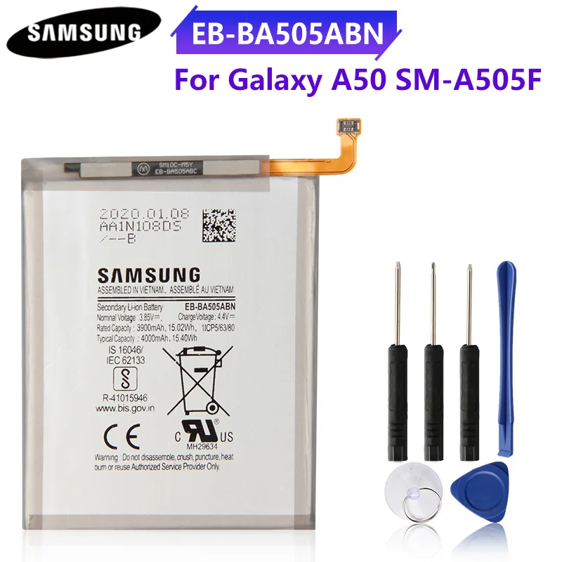 Genuine Phone Battery Ebba505abu Ebba505abn For Samsung Galaxy A20 Sma205fn A50 A505f Sm