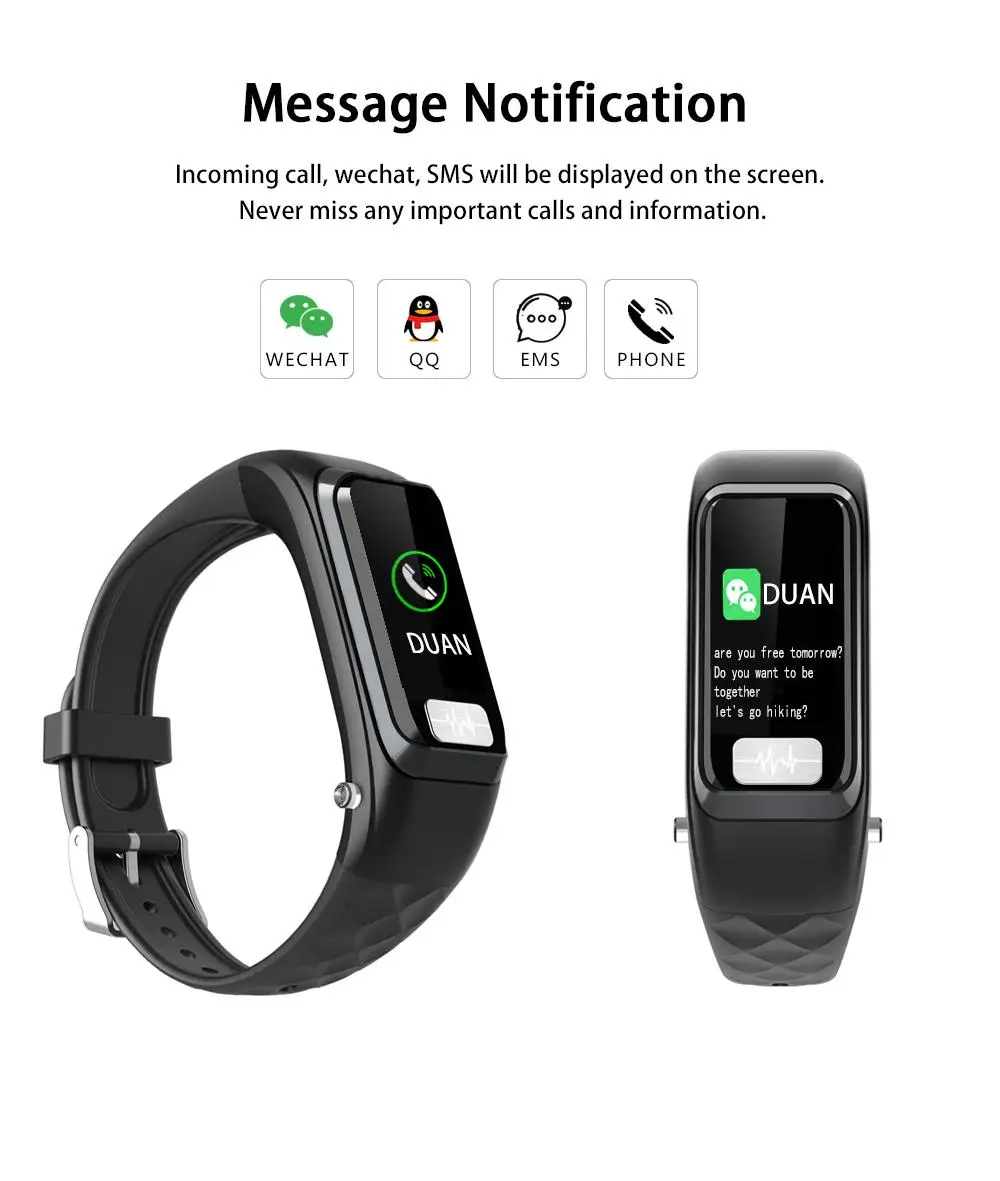 H207 Смарт Браслет часы Bluetooth наушники 2 в 1 AI ECG+ PPG пульсометр Монитор артериального давления спортивный привод вызов Smartwatch