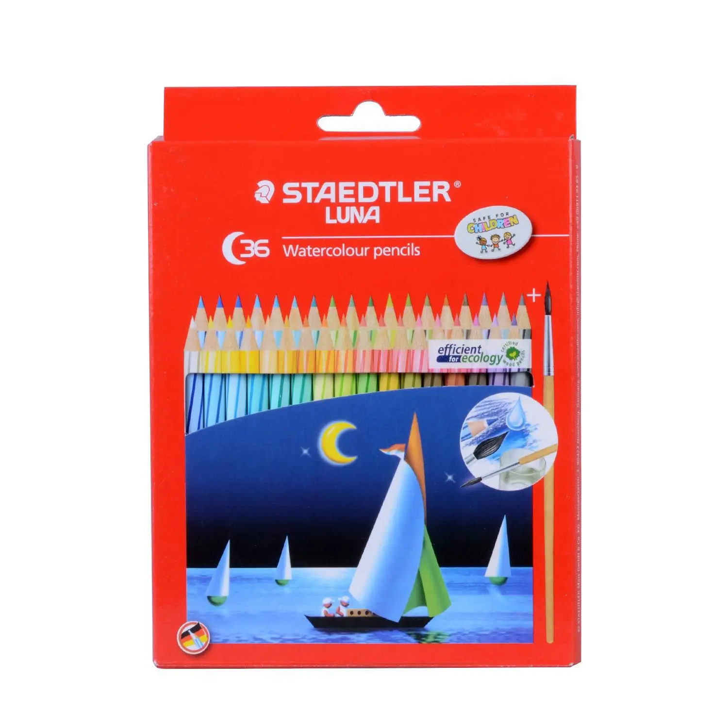 

Staedtler STAEDTLER Luna Water Soluble Colored Pencil 36 Color Painted Only Color Lead 13710 C36