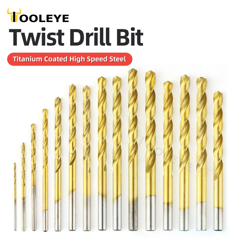 HSS Twist drill bit set 10pc 2mm High Speed Steel Drills 