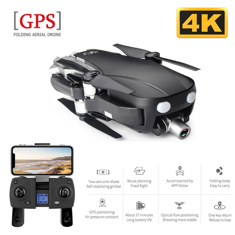 Бесщеточный Радиоуправляемый Дрон с GPS Wi Fi FPV 4K HD камера игрушки вертолет VS F8 F11 Pro