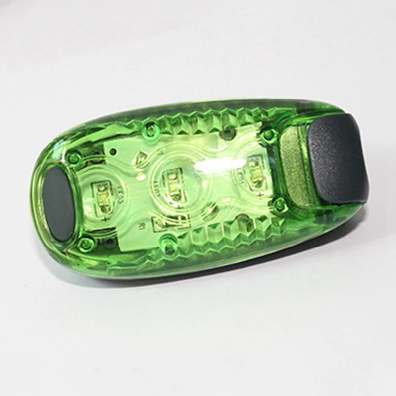 Perfect Bike Cycling Lights Super Bright 3 Led Bike Light Taillight Safe Lamp Warning Mountaineering Backpack Helmet Run Green 4