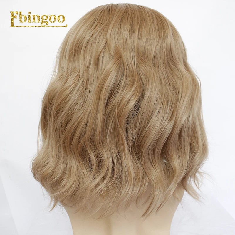 Ebingoo шапка для волос+ Марвел Капитан синтетический парик для косплея мужской коричневый Средний Длина волнистый парик Perucas со средней частью