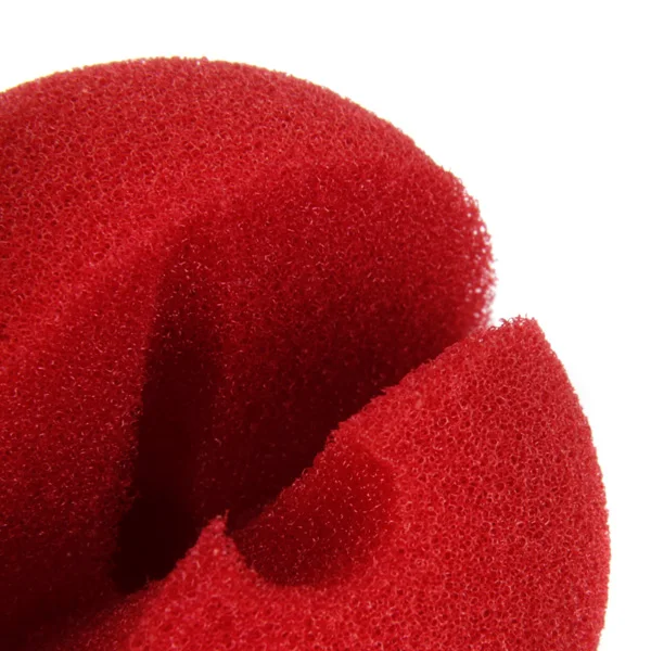 Red Circus Clown Nose - Party Costume Accessories for Red Nose Day - Pack of 2