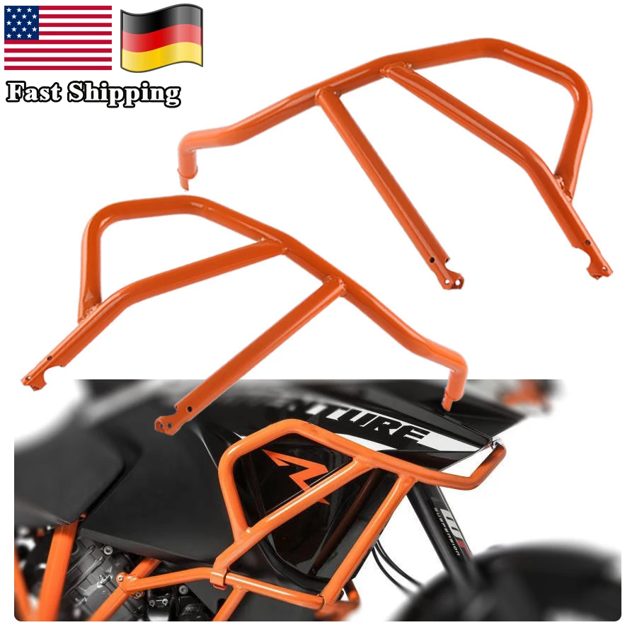 

Upper Engine Guard Crash Bars Bumper Stunt Cage Frame Protectors For KTM 1050 Adventure 1090 1190 ADV R 2013-2019 2018 2017 2015