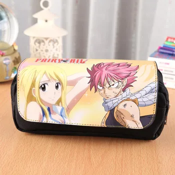 

Japanese Anime Cosplay Fairy Tail Pencil Holder Bag Multifunction Cosmetic Bag Stationery Pouch with Zipper