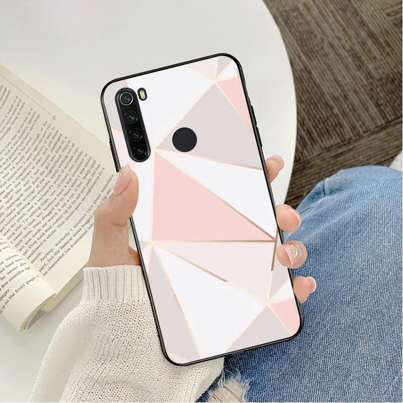 Gold Pink rose Glitter print