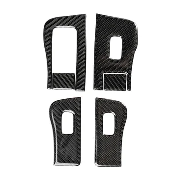 

Replacement For Tesla Model 3 Window Control Switch Panel Cover Carbon Fiber Trim Sticker Decor