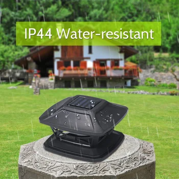 

Solar Post Lights Garden Landscape Lamp IP44 Water-resistant Outdoor Post Cap Lights for Fence Deck Patio Fits 4x4 or 6x6 Posts