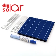 Solar Panel DIY 95W 100W 150W 200W 250W 300W 350W 380W Charger Kit Polycrystall Solar Cell Tabbing Wire Busbar Flux Pen Modules
