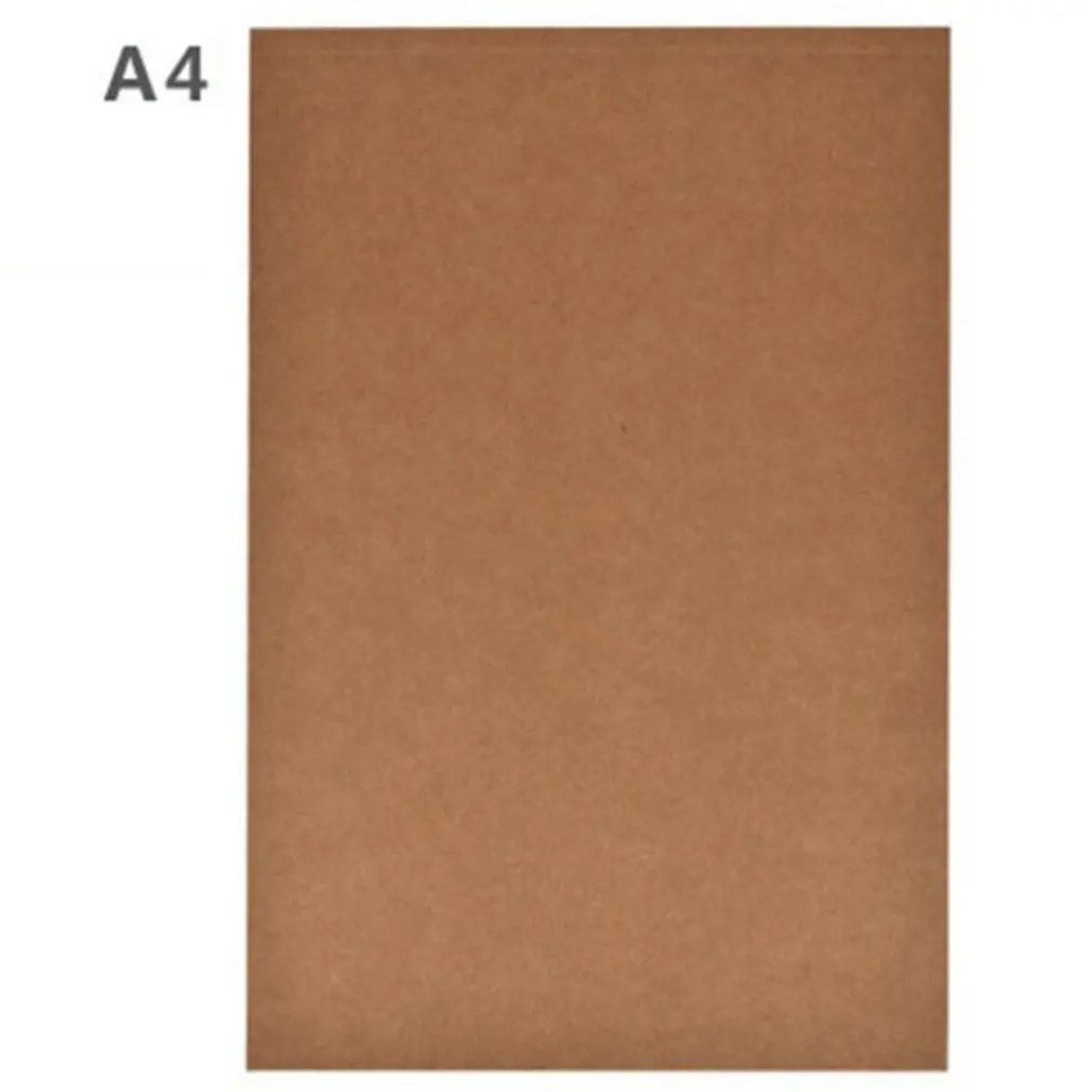 

Pure Color Kraft Paper Sketchbook Schoolchildren Stationery Glue Up Draft Notebook Thick Notepad Sketchbook