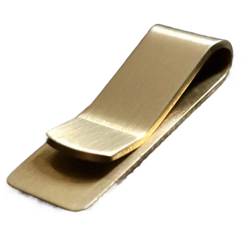

Vintage Brass Wallet Clip holder Male Lady Metal Banknote Change Paper Clip Tool Metal Paper Clip Lot