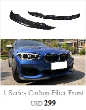 1 серия, углеродное волокно, передняя губа ДЛЯ BMW F20 M Sport M135i M140i, автомобильный бампер, подбородок, лопата для стайлинга автомобилей