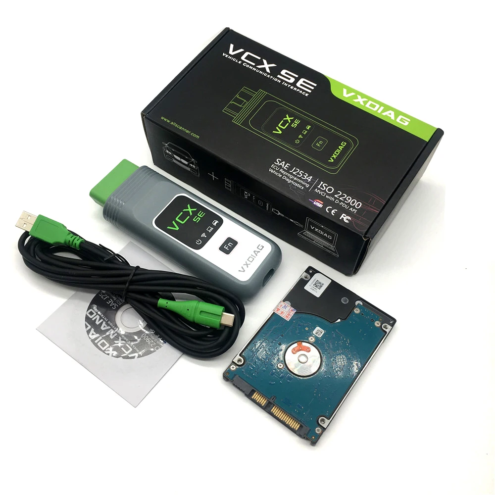  VXDIAG VCX SE para BMW Herramienta de diagnóstico y programación con Software HDD 12/2019 compatibl