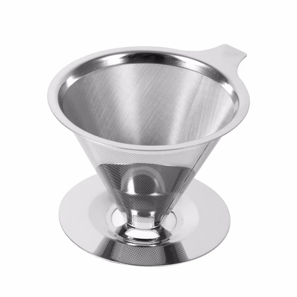 

Reusable Coffee Filter Holder Pour Over Coffees Dripper Mesh Coffee Tea Filter Basket Drip Coffee Filter Cup