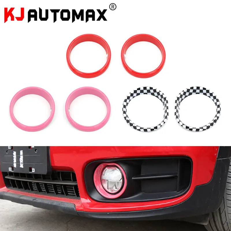 KJAUTOMAX для Mini Cooper F60 туман светильник украшения оправа красные розовый Проверки