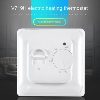

Manual Electric Heating Temperature Regulator 220V 16A/3A Temperature Controller Wall-mounted Temperature Heat Regulator