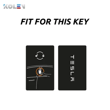 Custodia protettiva per portachiavi per auto in TPU morbido per Tesla Model 3 Card Remote Key Fob Bag Shell Clip accessori per lo Styling dell'auto - Custodia protettiva per portachiavi per auto in TPU morbido per Tesla Model 3 Card Remote