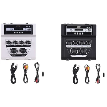 

MF8 Mini Portable Microphone o Mixer with USB DJ Sound Mixing Home Amplifier Console for Karaoke