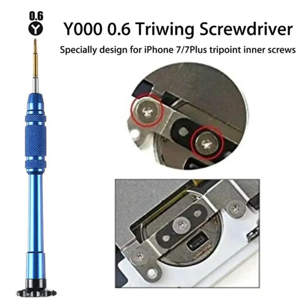 1X IPhone 7 8 XS 11 12 13 Tri Wing Y000 Screwdriver Y0.6 Tip Tool 14 15 SE XR - Foto 6