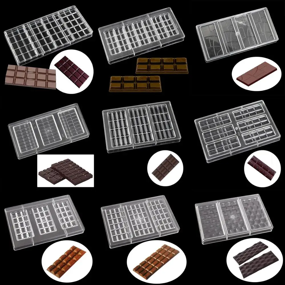Chocolate Bar Mold Baking Confectionery Tools For Cake Decoration