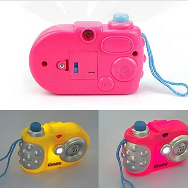 Мультяшная проекционная камера с животным узором, Детский Светильник, Обучающие игрушки, забавная имитационная камера для детей, рождественский подарок, игрушка