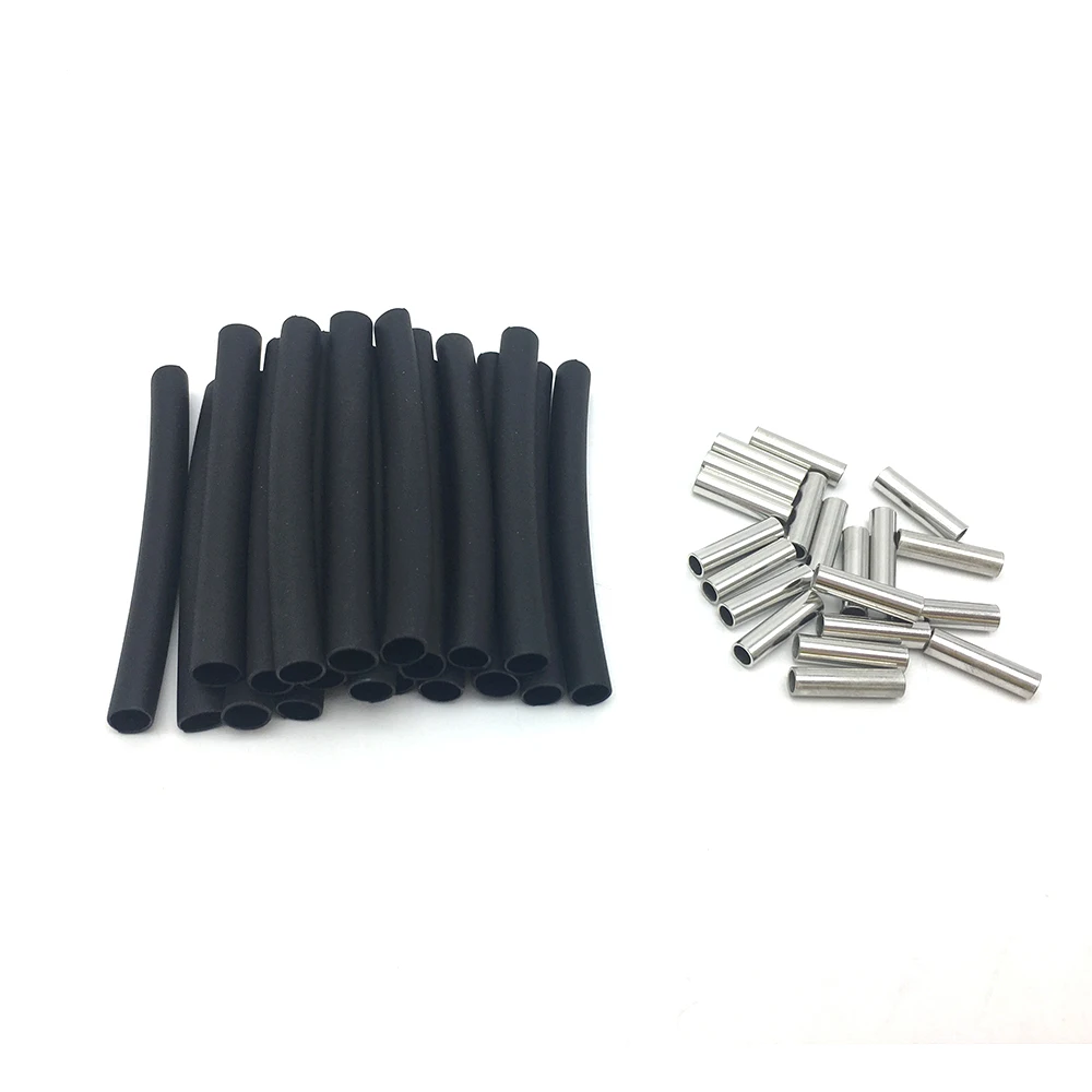 Carbon Fiber Floor Heating Wire Connection Kits Copper Tube and Heat Shrinkable Sleeves Each 20 pcs/bag