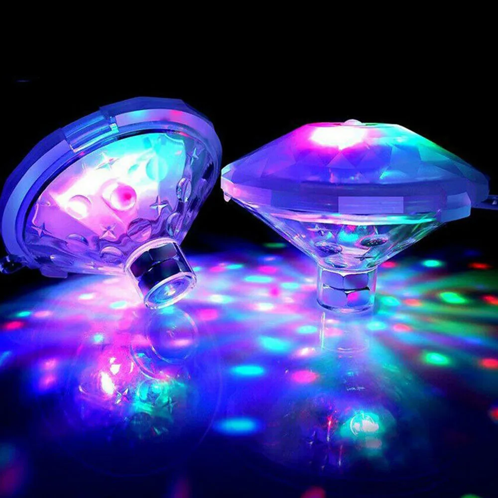 Underwater LED Disco Lights Glow Show Swimming Pool Hot Tub Spa