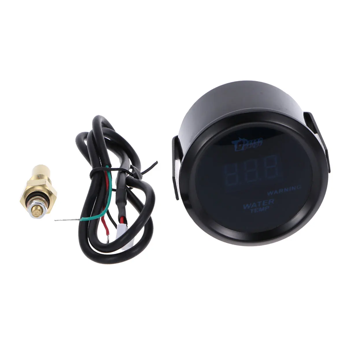 

1Pc 2 Inch Car Auto 52mm Digital LED Water Temp Gauge Water Temperature Gauge Black