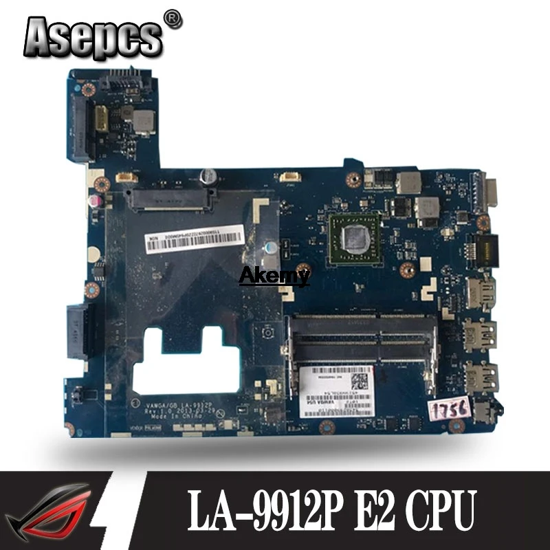 LA-9912P G405 материнская плата для lenovo ноутбука (для процессора AMD E2) тест материнской
