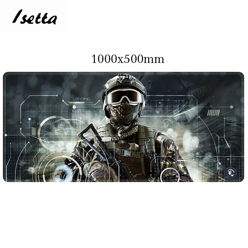 

100x50cm Gaming Mouse Pad Computer Mousepad Game Mouse Mat Speed Control Version Locking Edge for PC Laptop Gamer