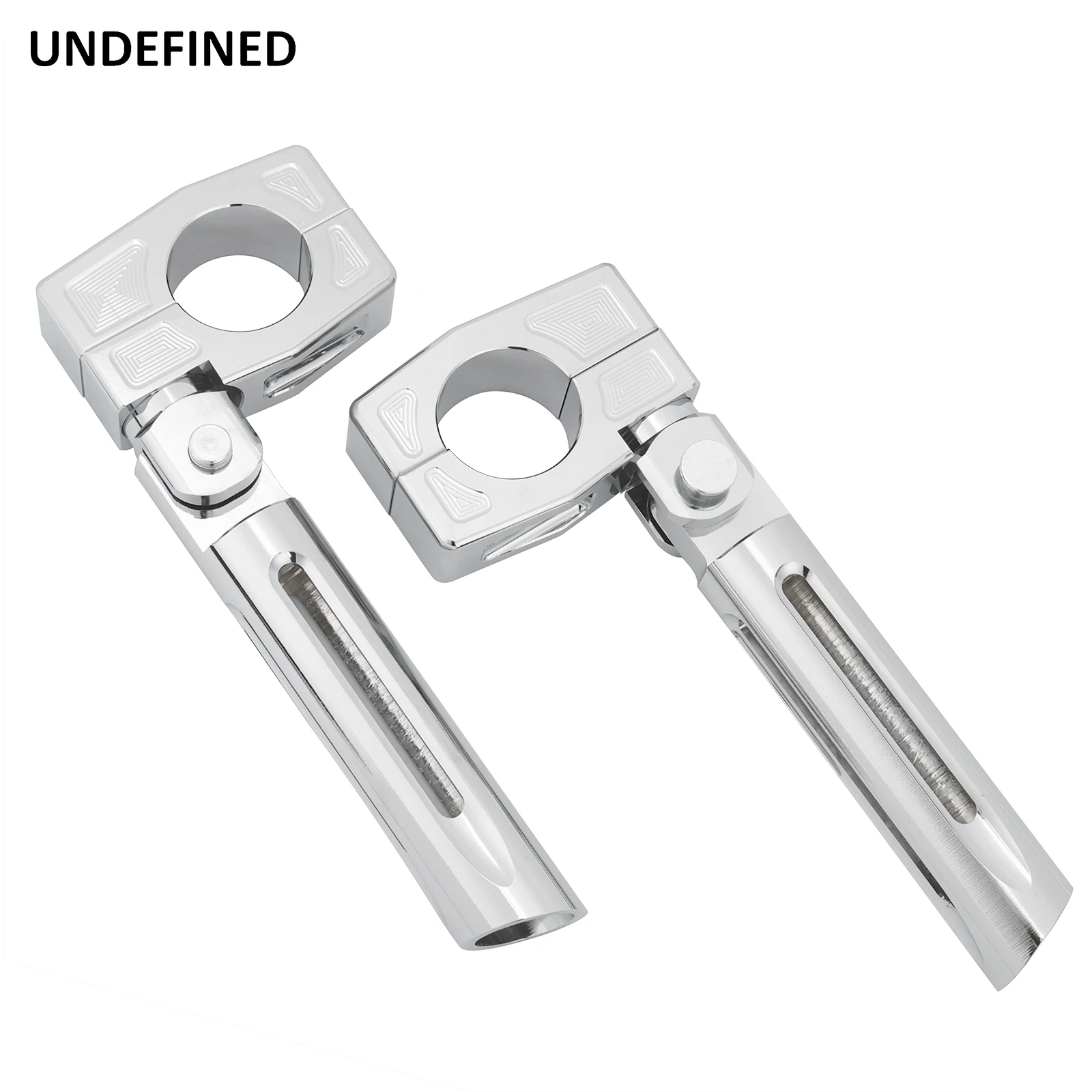 

Motorcycle 38mm 1-1/2" Universal Foot Pegs With Mount Clamp Long Short Engine Guard Bar Bracket For Harley Dyna Softail Fat Boy