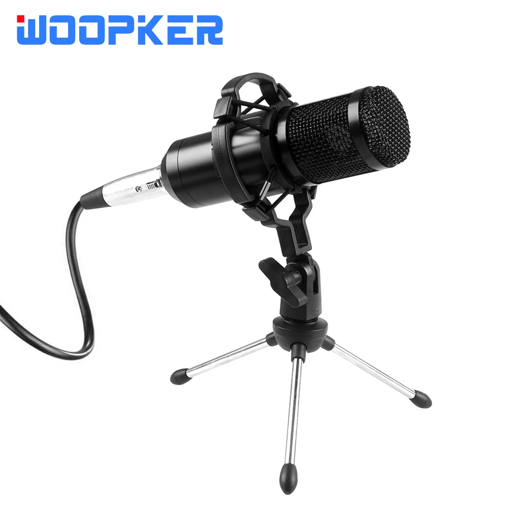 Professional Condenser Microphone BM 800 Set for PC Computer with Tripod and Shock Mount Microfone BM800 Kit Studio Mic