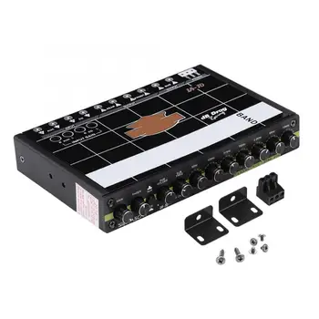 

Oversea Car Audio Modified Graphic Equalizer EQ 7s Car Audio Stereo Tuner W/ 3.5mm Aux-in & Knob led equalizer car
