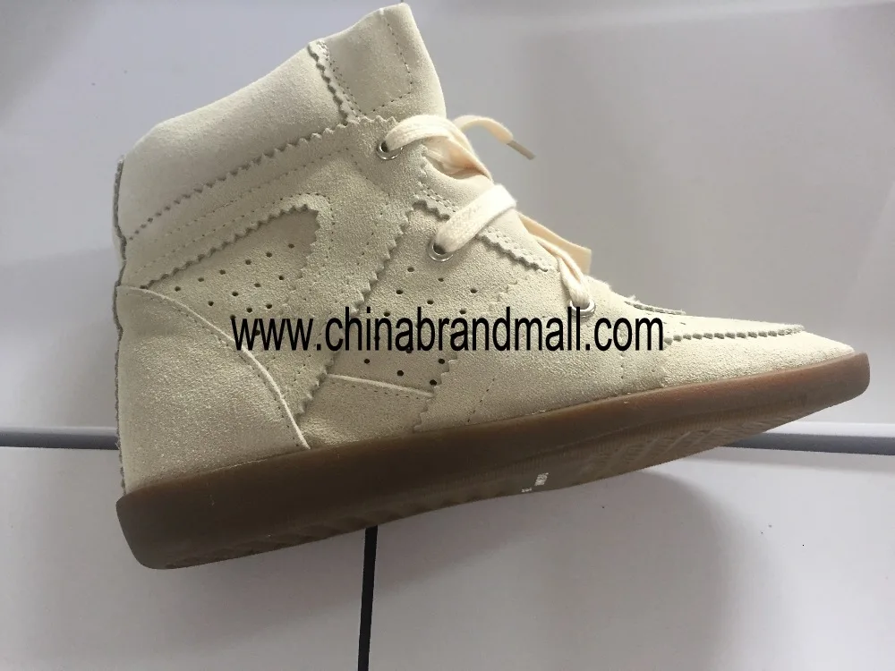 

Increased Sports Shoes Real Leather Women Running Shoes Female Hidden Heels Platform Wedges Shoes Sneakers With High Heel