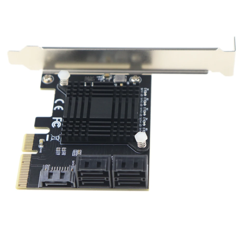  PCI Express 30x4 a 5 puertos SATA III 6Gbps controlador de expansión tarjeta de soporte multiplicad