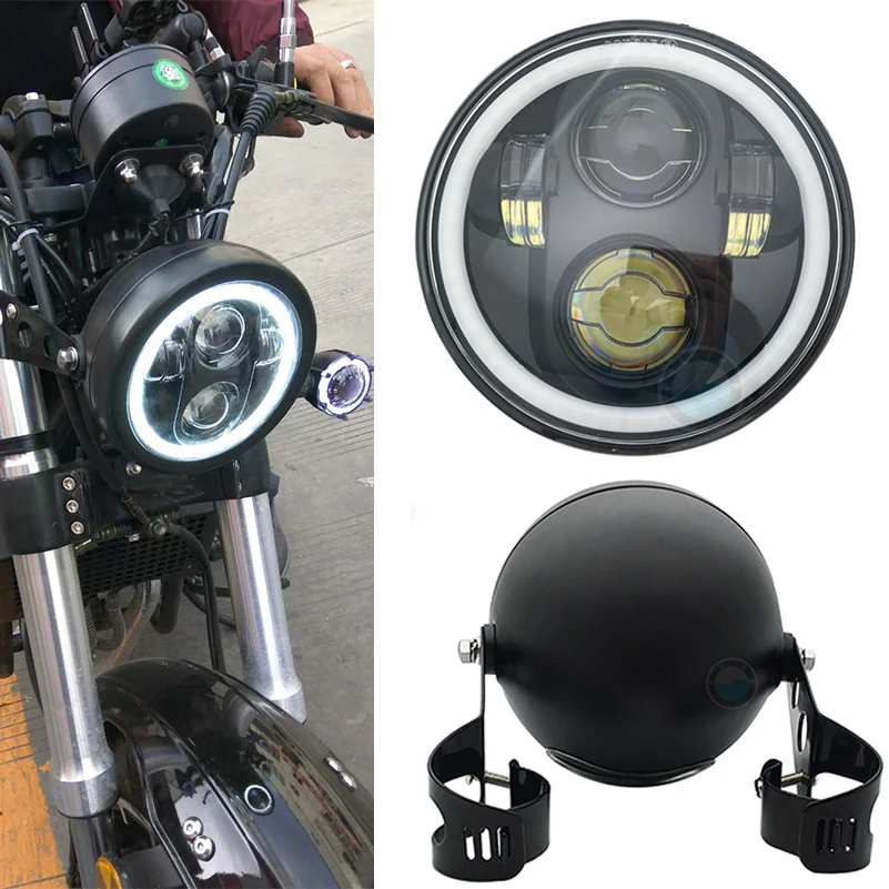 5.75 inch Motorcycle Led Headlights 5 3/4