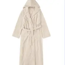 Свободная Домашняя одежда из плотного кораллового флиса, женский халат, теплая ночная рубашка, одежда для сна, повседневная фланелевая одежда для сна, мягкое кимоно, Халат