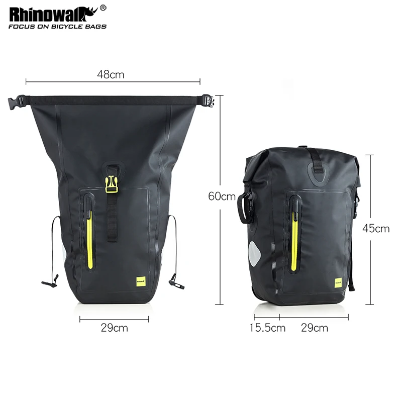 Rhinowalk 25L Водонепроницаемый сумка для велосипеда MTB дорожный велосипед задний