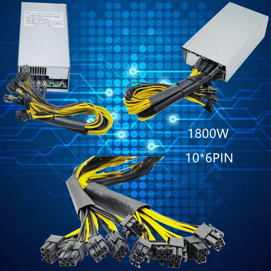 1800W 2000W 2400W 2500W PC Power Supply For psu Ant S7 A6 A7 S7 S9 L3 BTC  miner machine server mining board PSU - Computercyber.com
