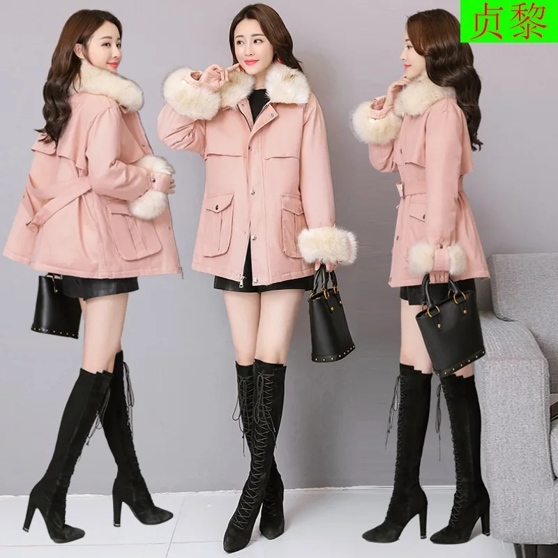 

2018 Winter New Style nv zhuang fang Korean-style Ladies' Short down Jacket Cotton-padded Clothes off Season Cotton-padded Cloth