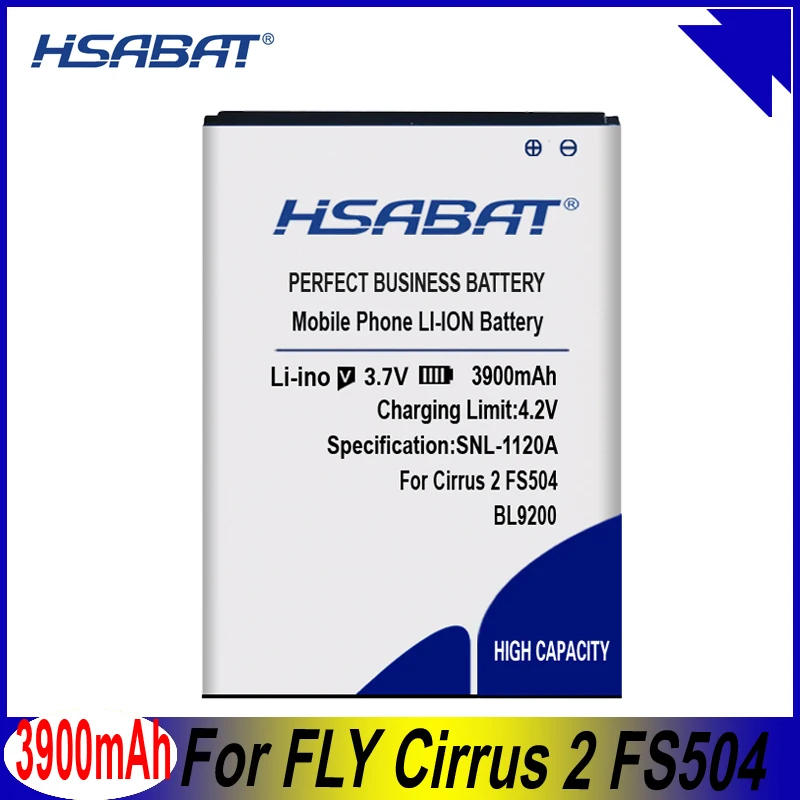 Аккумулятор HSABAT BL9200 на 3900 мАч для FLY Cirrus 2 FS504 | Мобильные телефоны и аксессуары