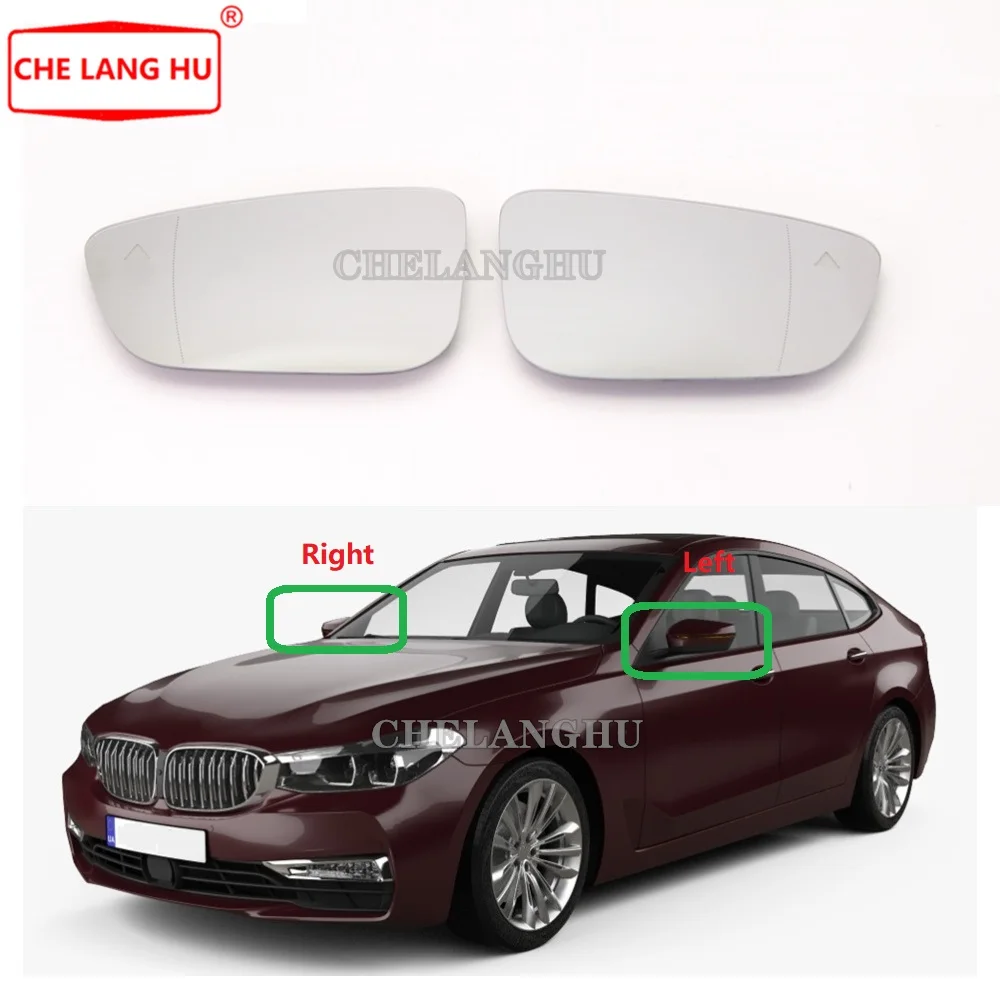 For BMW 6 Series G32 GT 2017 2018 2019 Car-styling  Rear Heated Mirror Glass With Blind Spot