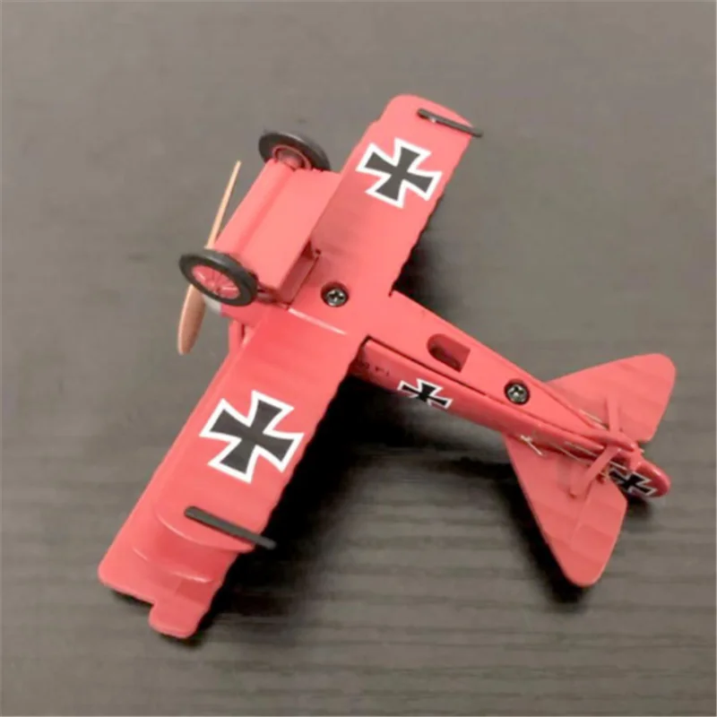 Коллекция 1: 172 масштаб WWI немецкий Fokker Dr. I Красный Барон три крыла модель самолета-истребителя Литой Сплав дисплей самолета