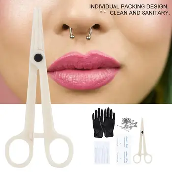 

8pc/1 set Professional Body Piercing Tool Kit Nose Navel Nipple Needles Body Piercing Microblading Needle Tools Accessories Set