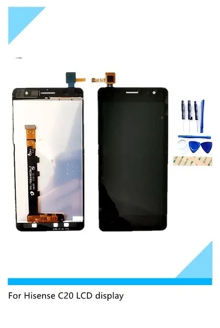 5 дюймов для Hisense C20 C 20 ЖК-дисплей Дисплей+ дигитайзер Сенсорный экран Стекло Панель Ассамблеи+ закаленная пленка