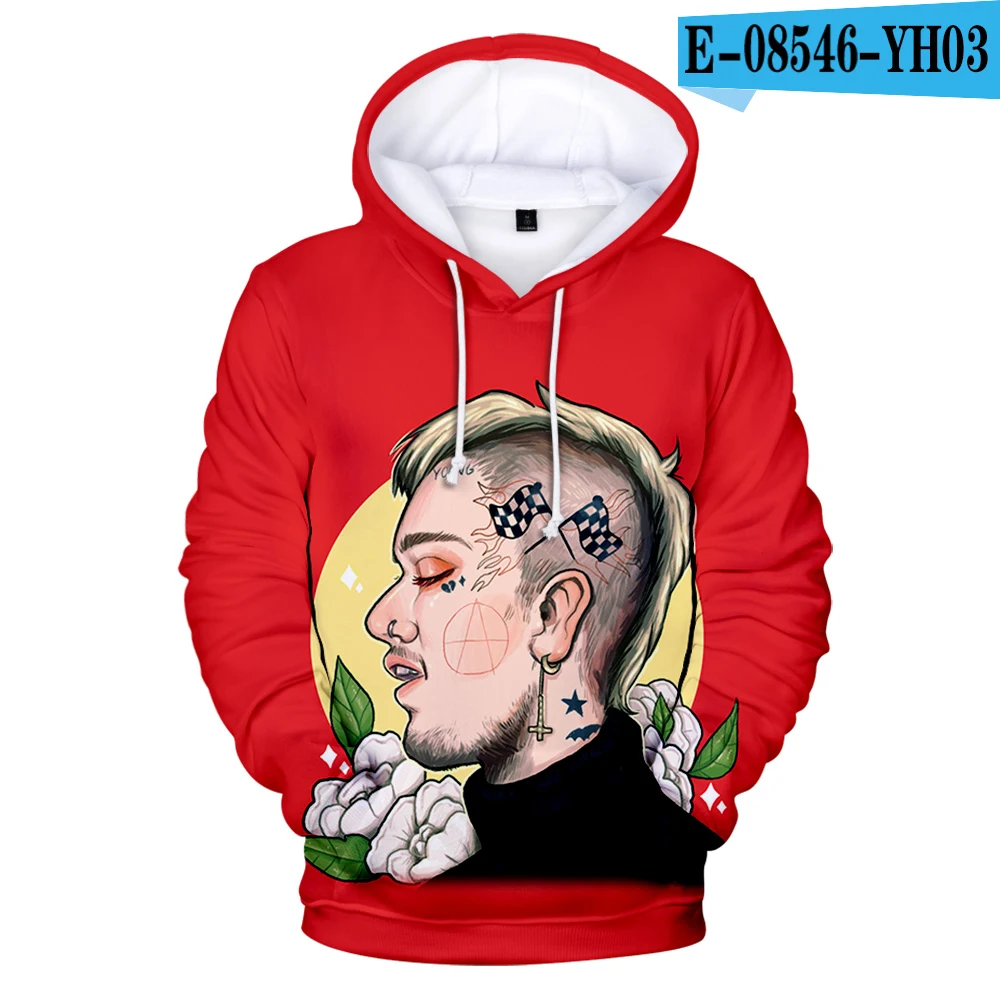 3D Lil Peep толстовки Love lil. peep толстовки с капюшоном пуловеры мужские/женские осенние зимние уличные толстовки - Цвет: 3D