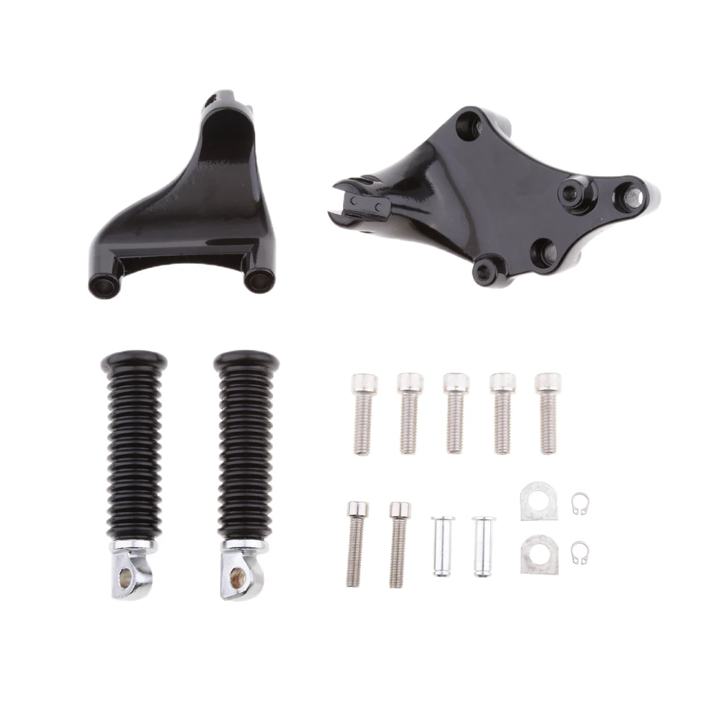 Rear Passenger Foot Peg Pedal Mount For  883 1200 XL 2014-2016-Black